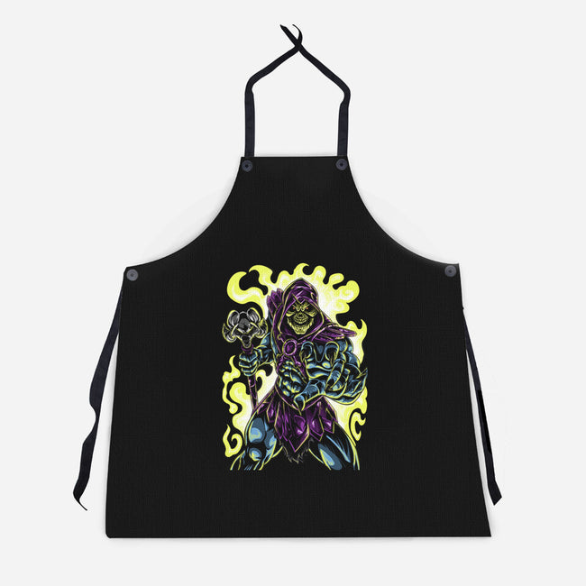 Evil Of The Greyskull-Unisex-Kitchen-Apron-Nihon Bunka