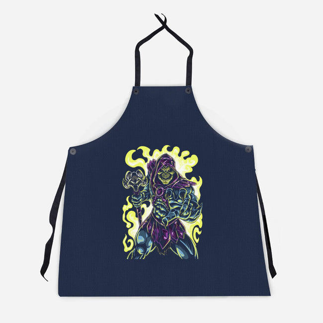 Evil Of The Greyskull-Unisex-Kitchen-Apron-Nihon Bunka