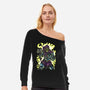 Evil Of The Greyskull-Womens-Off Shoulder-Sweatshirt-Nihon Bunka