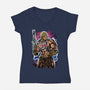 Hero Of The Greyskull-Womens-V-Neck-Tee-Nihon Bunka