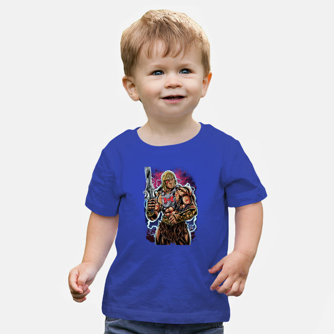 Hero Of The Greyskull-Baby-Basic-Tee-Nihon Bunka