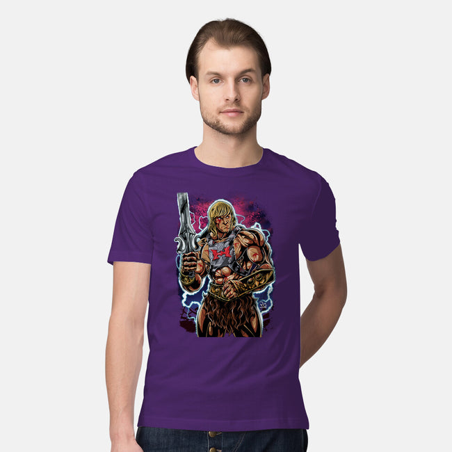 Hero Of The Greyskull-Mens-Premium-Tee-Nihon Bunka