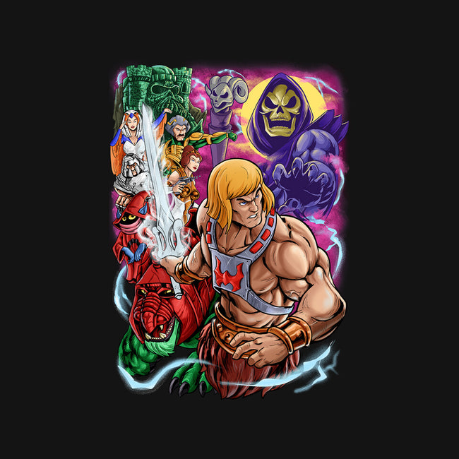 Power Of Greyskull-Mens-Heavyweight-Tee-Nihon Bunka