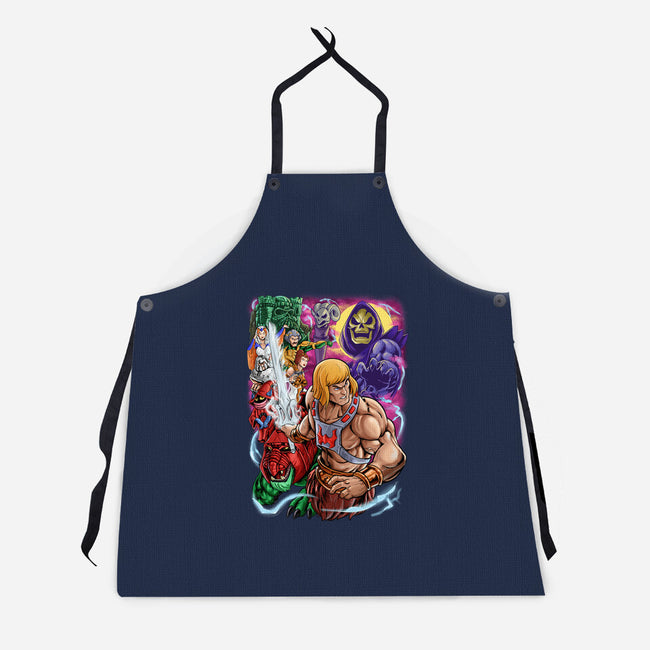 Power Of Greyskull-Unisex-Kitchen-Apron-Nihon Bunka