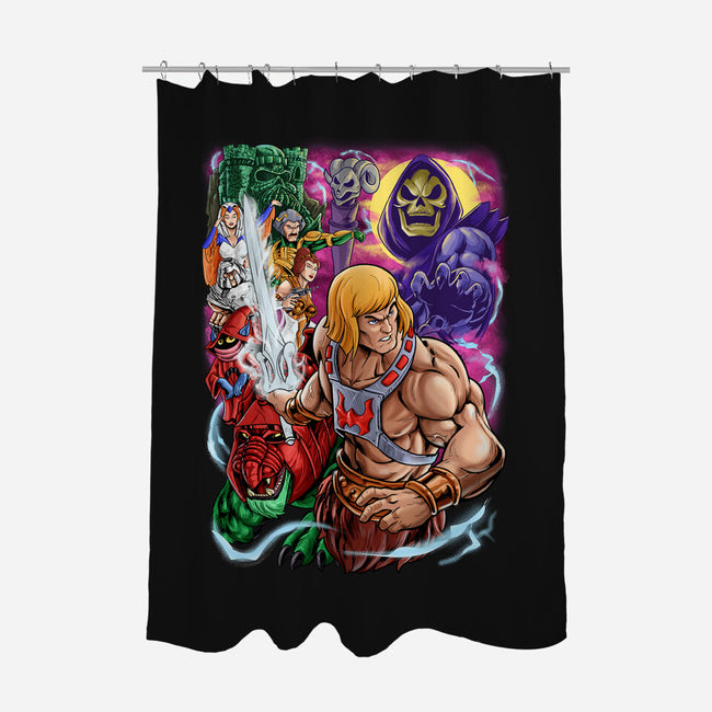 Power Of Greyskull-None-Polyester-Shower Curtain-Nihon Bunka