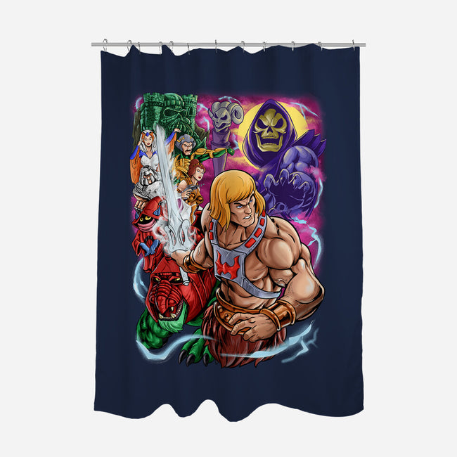 Power Of Greyskull-None-Polyester-Shower Curtain-Nihon Bunka