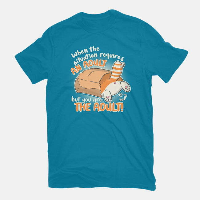 Requires An Adult-Mens-Basic-Tee-Freecheese