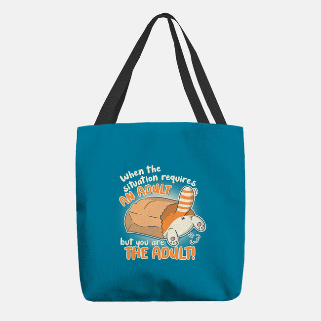 Requires An Adult-None-Basic Tote-Bag-Freecheese