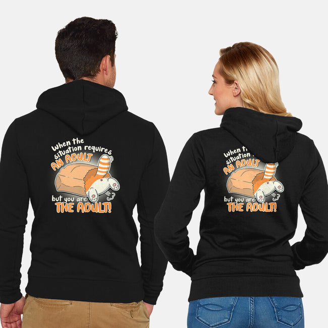 Requires An Adult-Unisex-Zip-Up-Sweatshirt-Freecheese