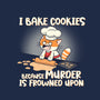 I Bake Cookies-Womens-V-Neck-Tee-Freecheese