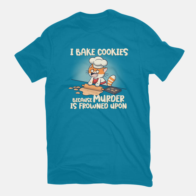 I Bake Cookies-Womens-Basic-Tee-Freecheese