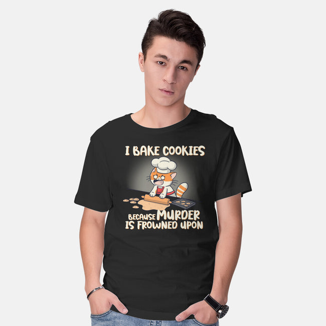 I Bake Cookies-Mens-Basic-Tee-Freecheese