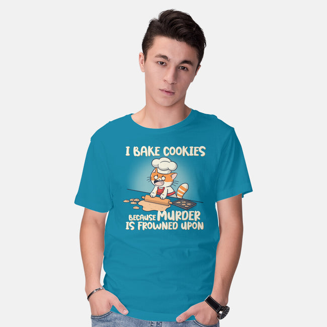 I Bake Cookies-Mens-Basic-Tee-Freecheese