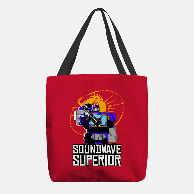 Soundwave Superior-None-Basic Tote-Bag-manoystee