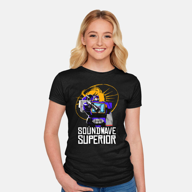 Soundwave Superior-Womens-Fitted-Tee-manoystee