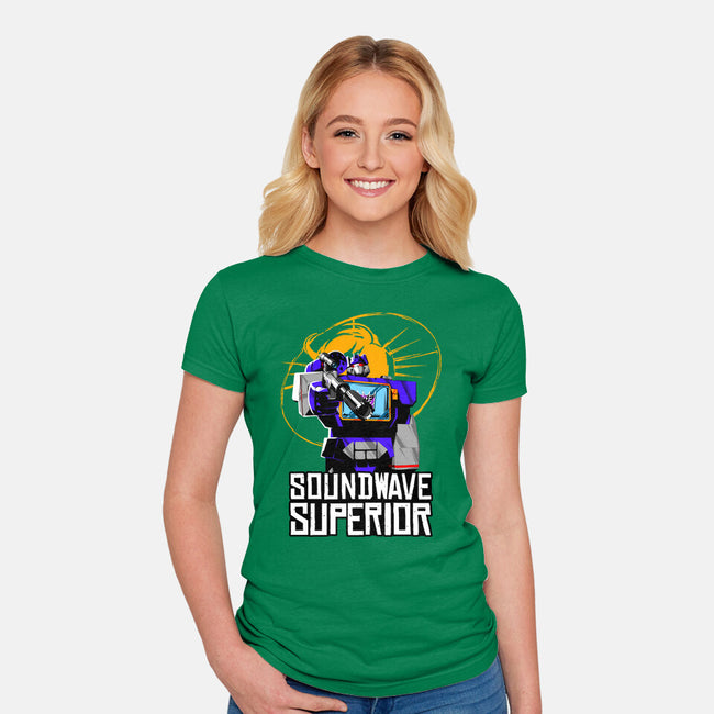 Soundwave Superior-Womens-Fitted-Tee-manoystee