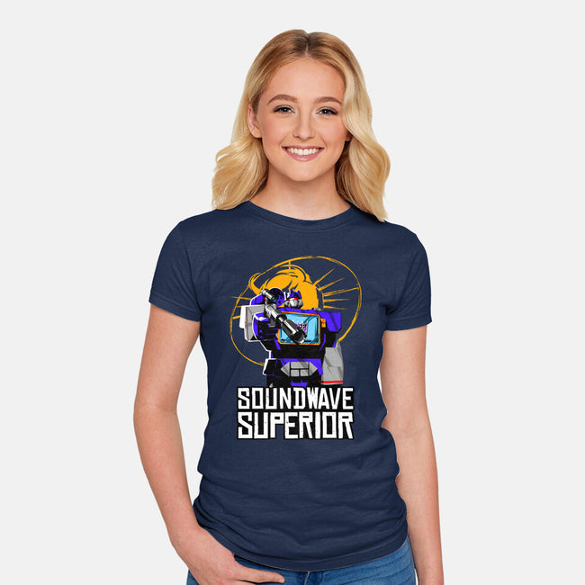 Soundwave Superior-Womens-Fitted-Tee-manoystee