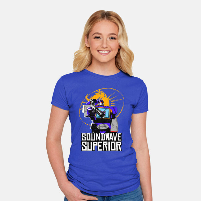 Soundwave Superior-Womens-Fitted-Tee-manoystee
