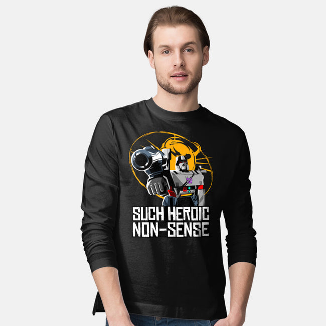 Such Heroic Non-Sense-Mens-Long Sleeved-Tee-manoystee