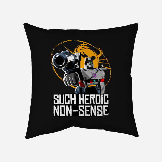 Such Heroic Non-Sense-None-Removable Cover w Insert-Throw Pillow-manoystee