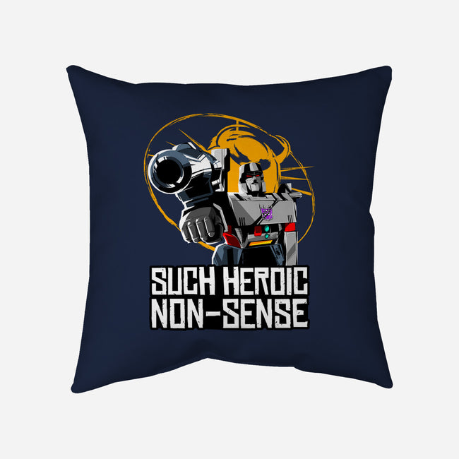 Such Heroic Non-Sense-None-Removable Cover w Insert-Throw Pillow-manoystee