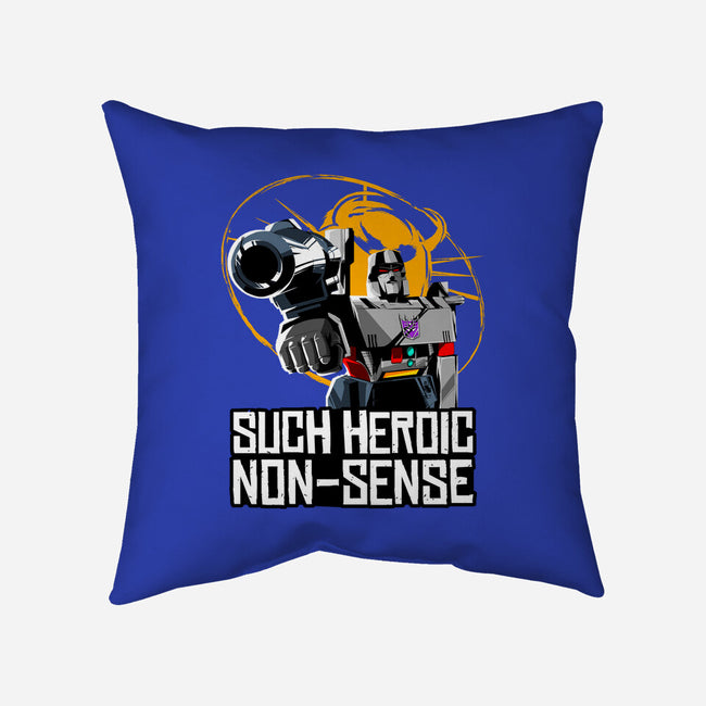 Such Heroic Non-Sense-None-Removable Cover w Insert-Throw Pillow-manoystee