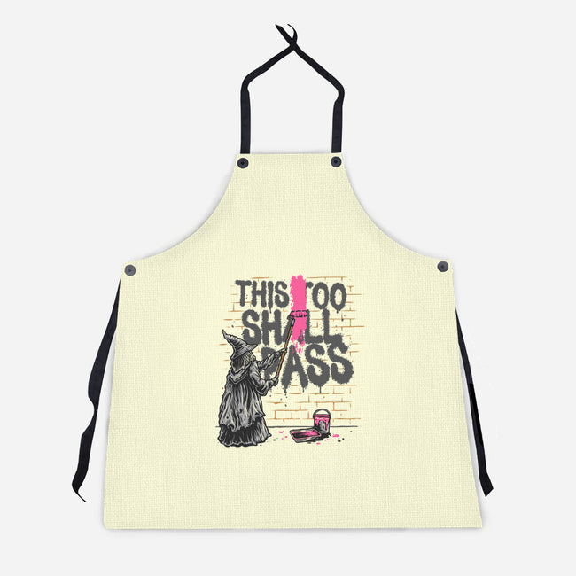 This Too Shall Not Pass-Unisex-Kitchen-Apron-glitchygorilla