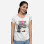 This Too Shall Not Pass-Womens-V-Neck-Tee-glitchygorilla