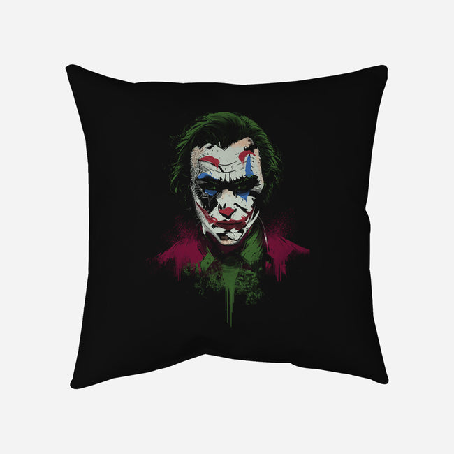 Madness Face-None-Removable Cover w Insert-Throw Pillow-fanfabio