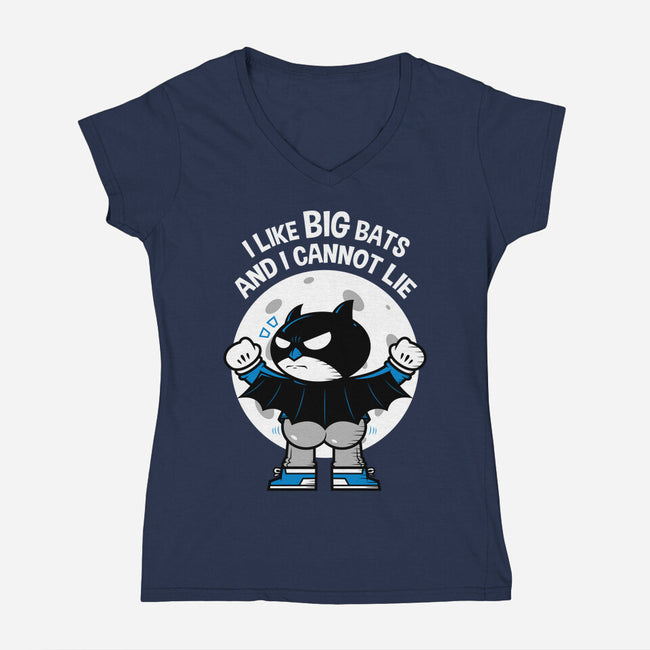 Big Bats II-Womens-V-Neck-Tee-krisren28