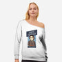 Faceless Assassin-Womens-Off Shoulder-Sweatshirt-P1yu5h