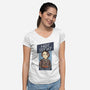 Faceless Assassin-Womens-V-Neck-Tee-P1yu5h