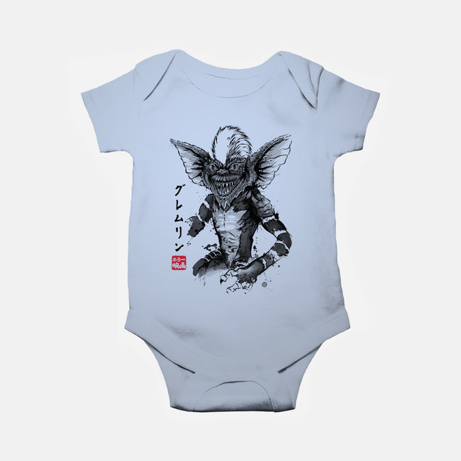 Kingston Falls Creature Sumi-e-Baby-Basic-Onesie-DrMonekers