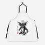 Kingston Falls Creature Sumi-e-Unisex-Kitchen-Apron-DrMonekers