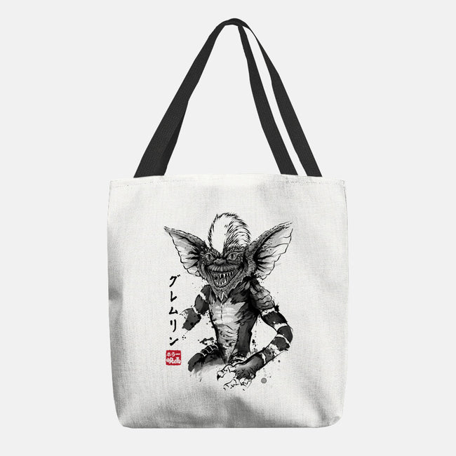 Kingston Falls Creature Sumi-e-None-Basic Tote-Bag-DrMonekers