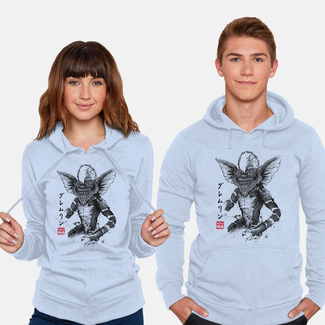 Kingston Falls Creature Sumi-e-Unisex-Pullover-Sweatshirt-DrMonekers