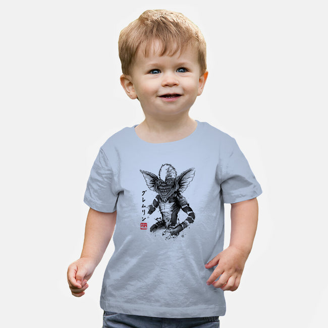 Kingston Falls Creature Sumi-e-Baby-Basic-Tee-DrMonekers