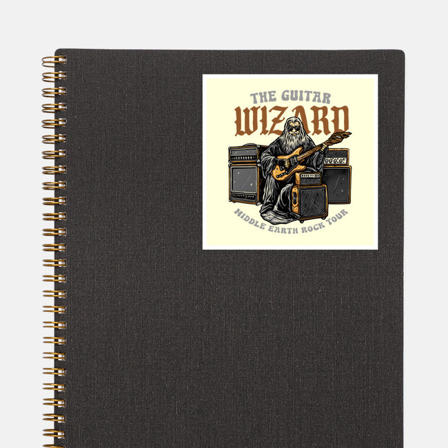 The Guitar Wizard-None-Glossy-Sticker-glitchygorilla