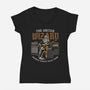 The Guitar Wizard-Womens-V-Neck-Tee-glitchygorilla