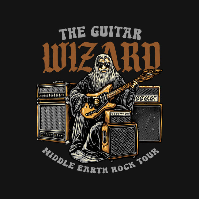 The Guitar Wizard-None-Drawstring-Bag-glitchygorilla