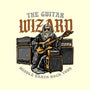 The Guitar Wizard-None-Fleece-Blanket-glitchygorilla