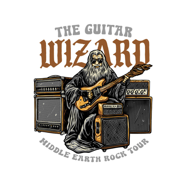 The Guitar Wizard-Womens-Basic-Tee-glitchygorilla