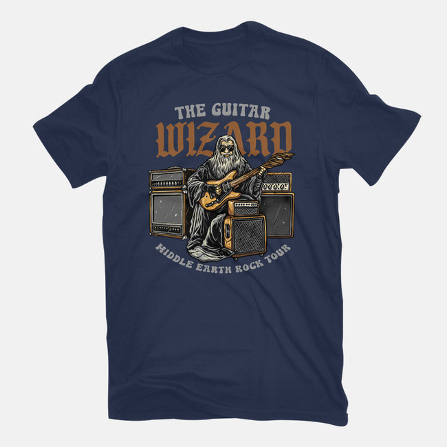 The Guitar Wizard-Womens-Fitted-Tee-glitchygorilla