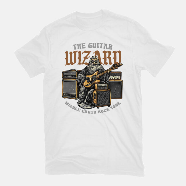 The Guitar Wizard-Womens-Fitted-Tee-glitchygorilla