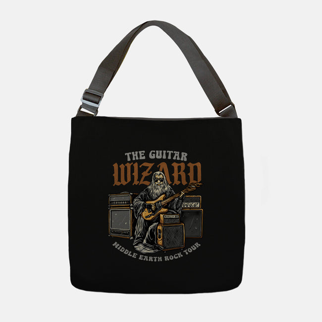 The Guitar Wizard-None-Adjustable Tote-Bag-glitchygorilla