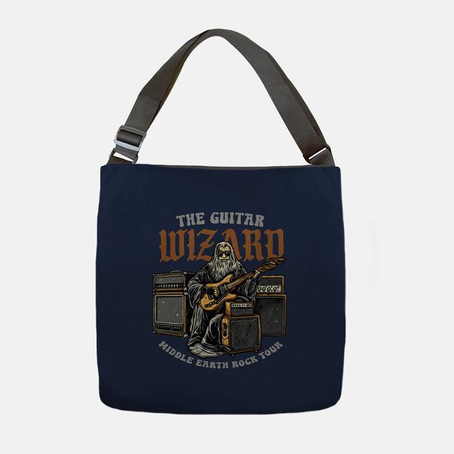 The Guitar Wizard-None-Adjustable Tote-Bag-glitchygorilla