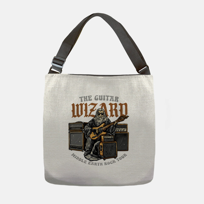 The Guitar Wizard-None-Adjustable Tote-Bag-glitchygorilla