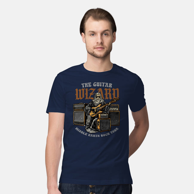 The Guitar Wizard-Mens-Premium-Tee-glitchygorilla