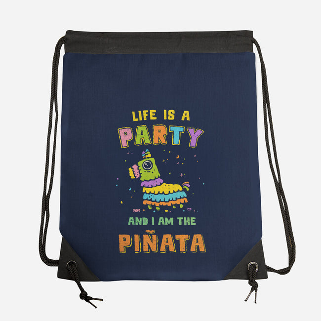 Life Is A Party-None-Drawstring-Bag-kg07