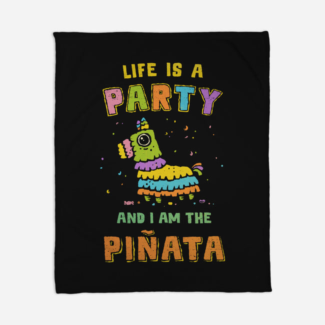 Life Is A Party-None-Fleece-Blanket-kg07